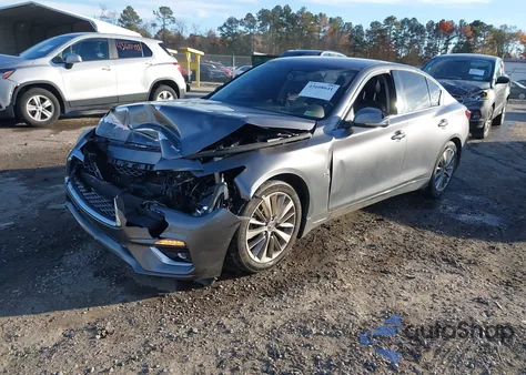 2018 Infiniti Q50 3.0T Luxe из США, поврежденный, VIN JN1EV7AR3JM431619